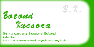 botond kucsora business card